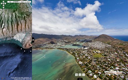 East Oahu Aerial Virtual Tour in 360